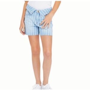 Habitual Girls Zia Striped Light Blue
Jean Shorts
Size 12 NWT